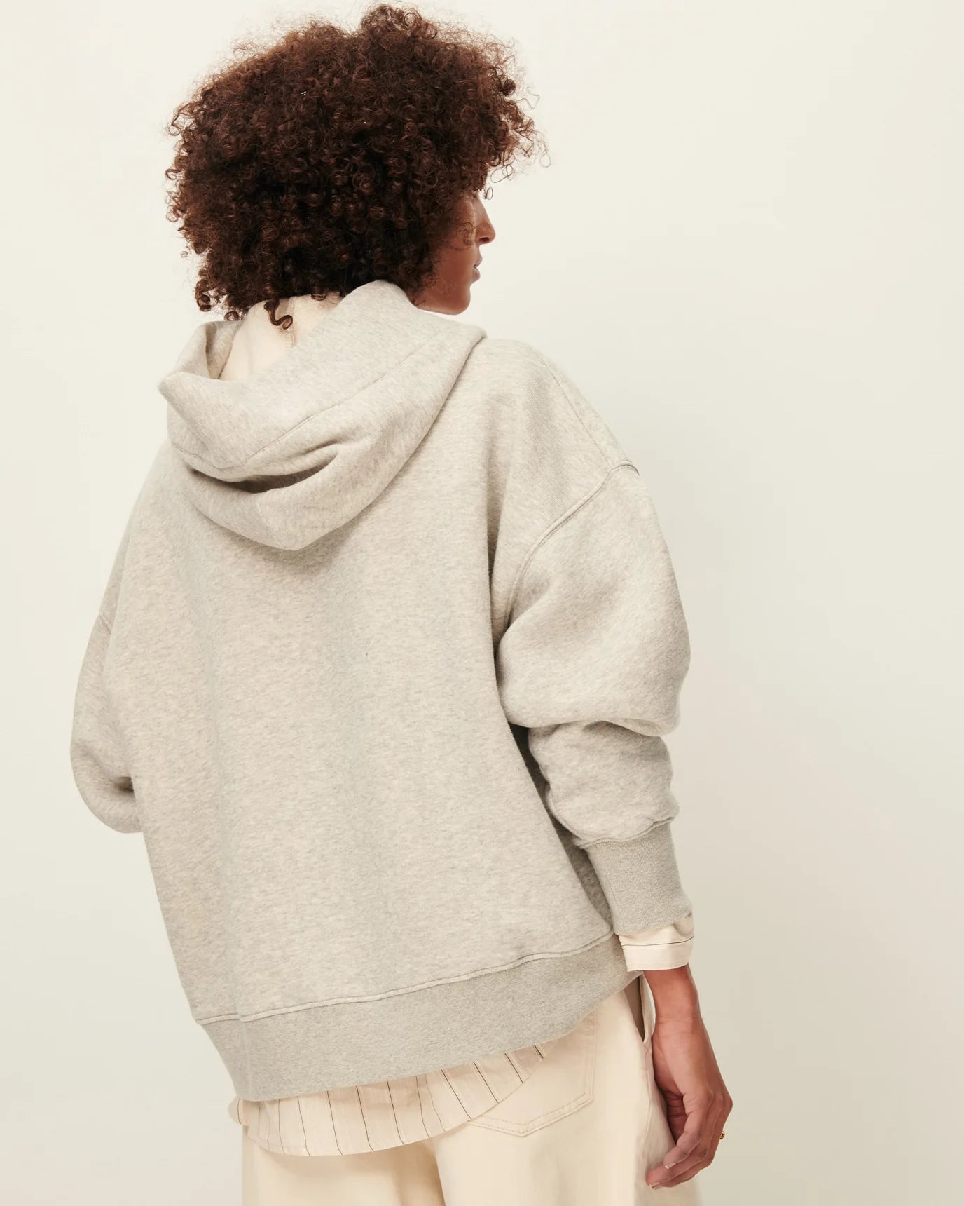 Sessun Oversized Hoodie Light Grey