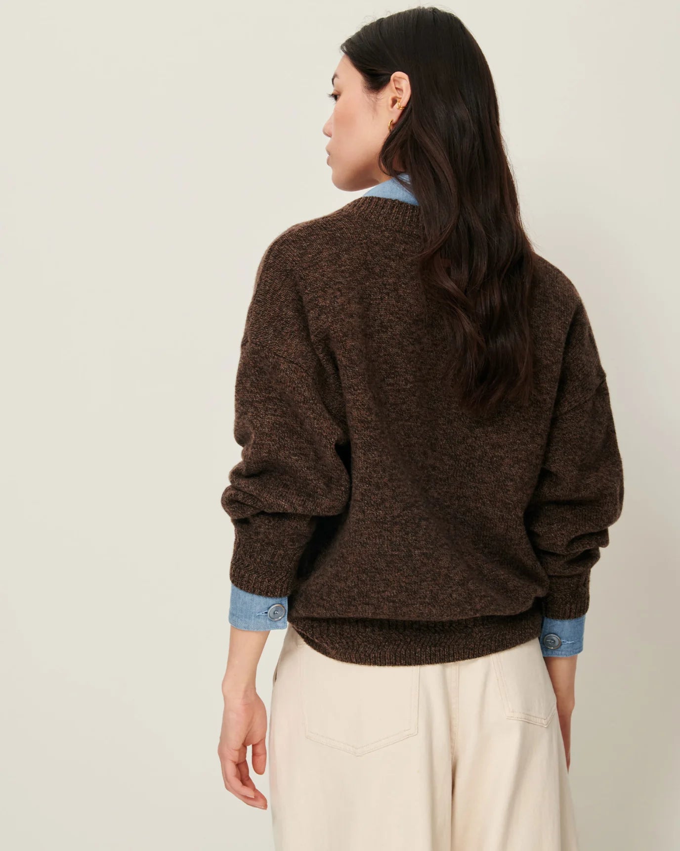 Sessun Sweet Monroe Oversize Cardigan Dark Stone