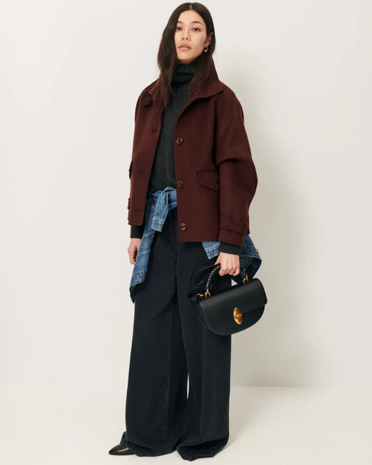 Sessun Valley Nevado Short Coat Espresso