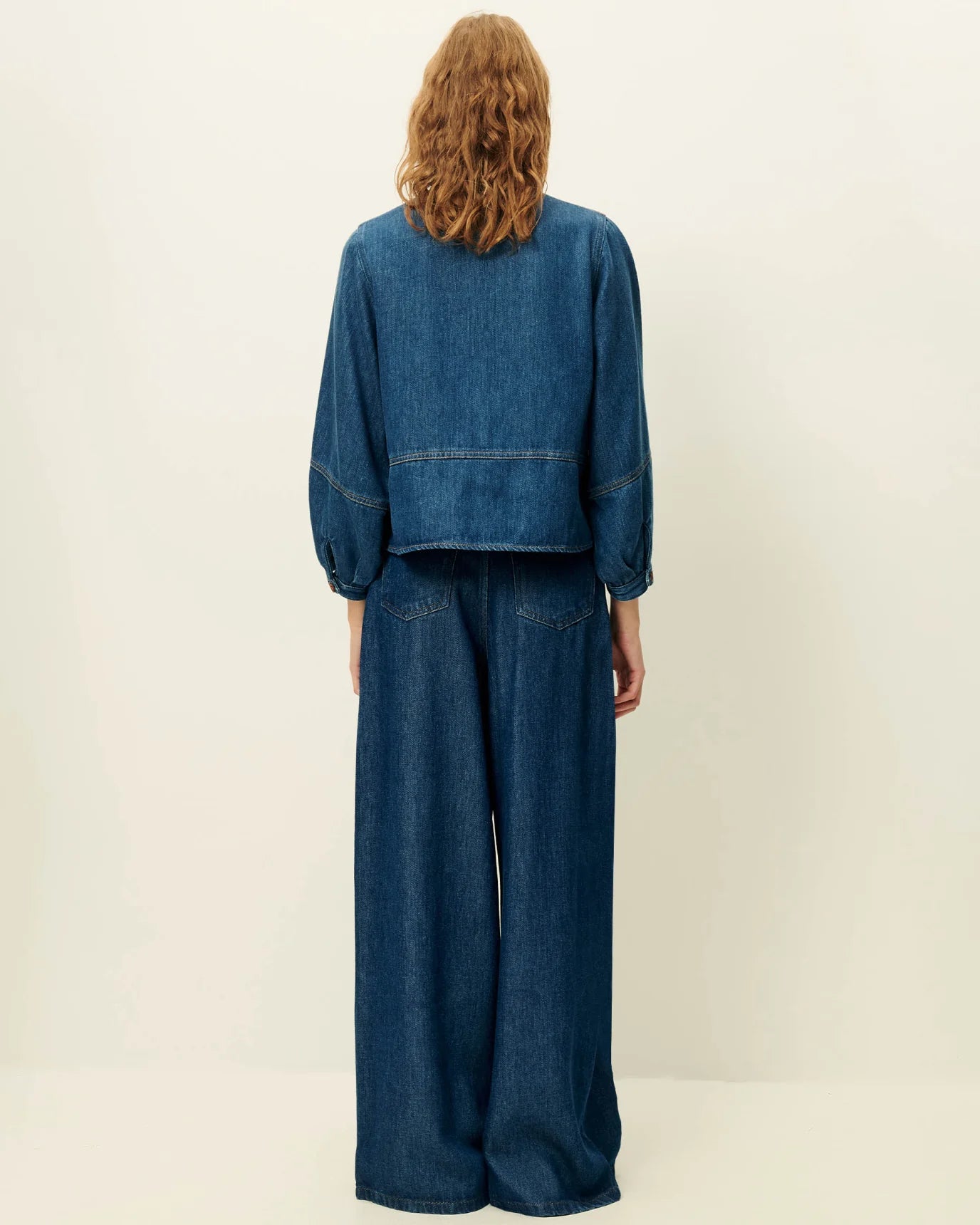Sessun Leone Overshirt Denim Blue