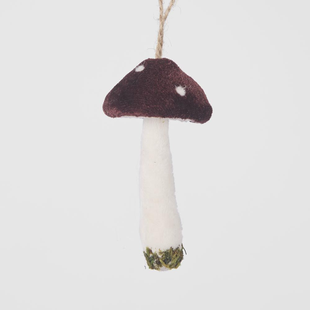 Farae Hanging Mushroom Felt Brown