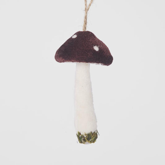 Farae Hanging Mushroom Felt Brown
