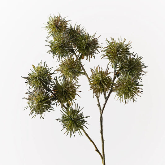 Thistle Globe Spray Olive 68cm