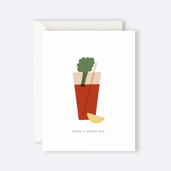 Father Rabbit Bloody Mary Card