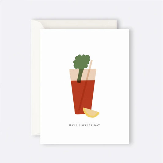 Father Rabbit Bloody Mary Card