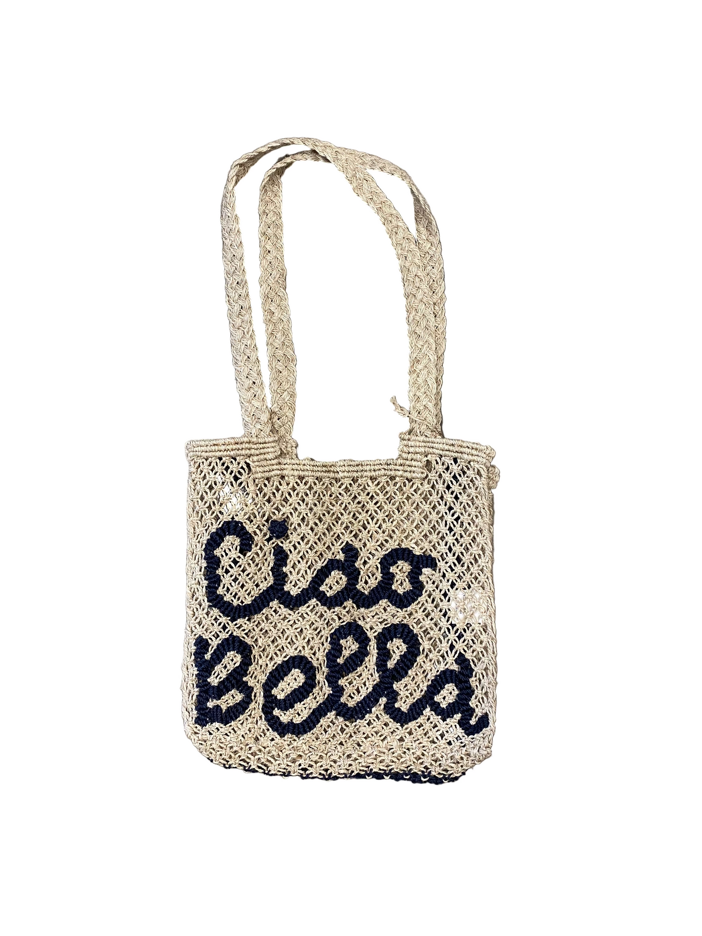 The Jackson’s Ciao Bella Jute Bag Dark Navy