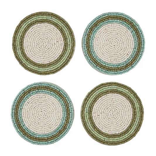 CTC Set of 4 Beaded Coasters