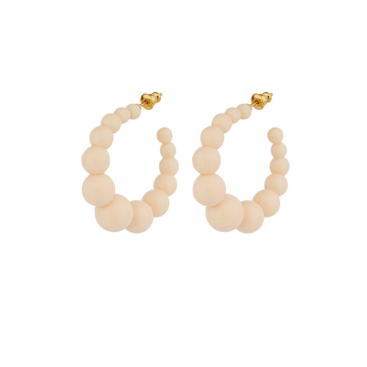 BO Andy Earrings Ivory