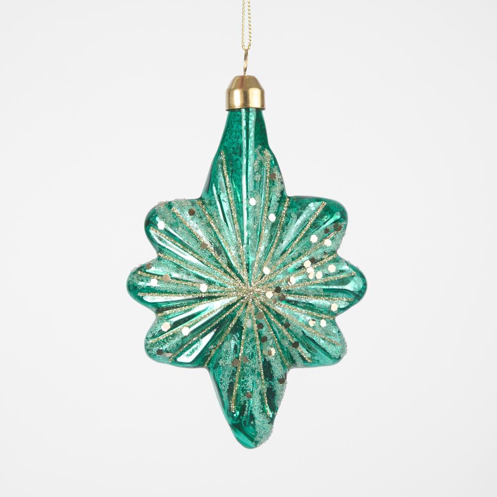 Majestic Star Tree Decoration Emerald Green