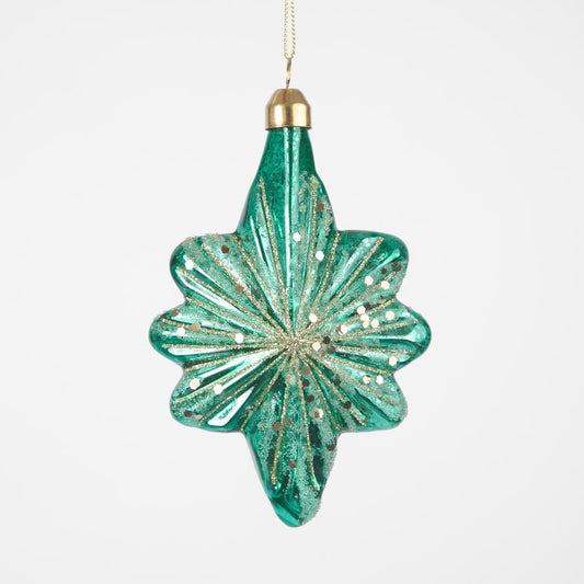 Majestic Star Tree Decoration Emerald Green