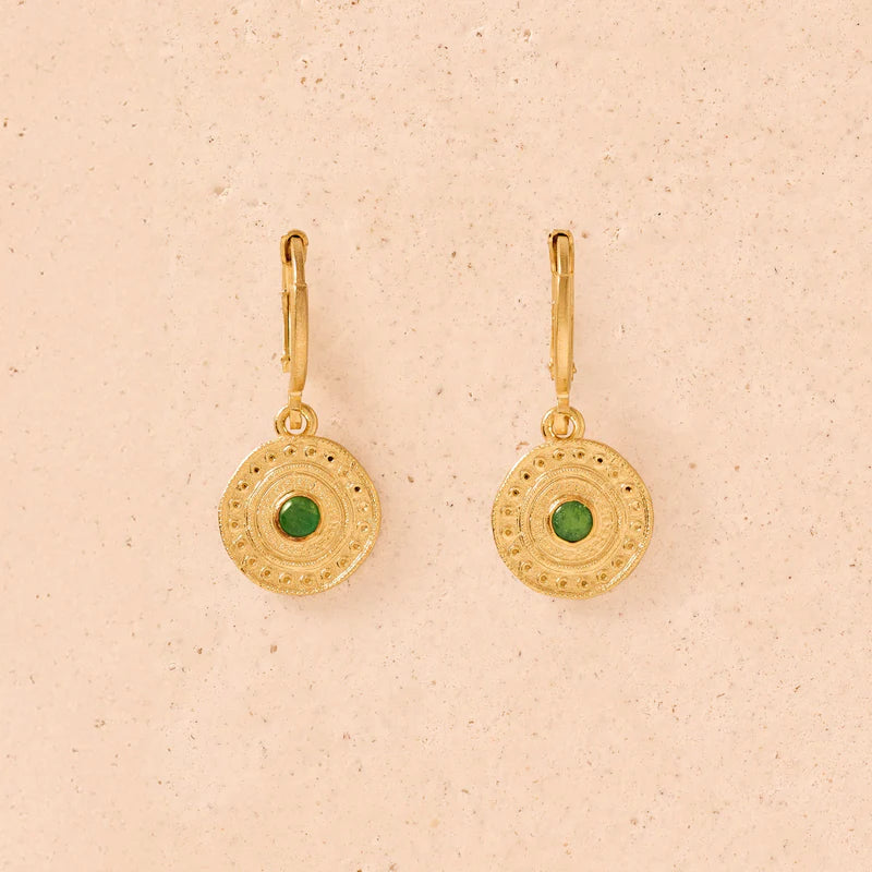 Agapee Alba Green Earrings