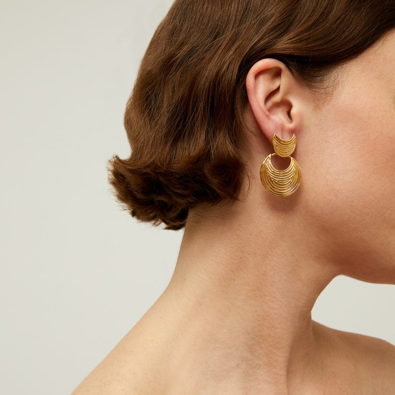 Gas Bijoux Earrings Luna Wave Mini