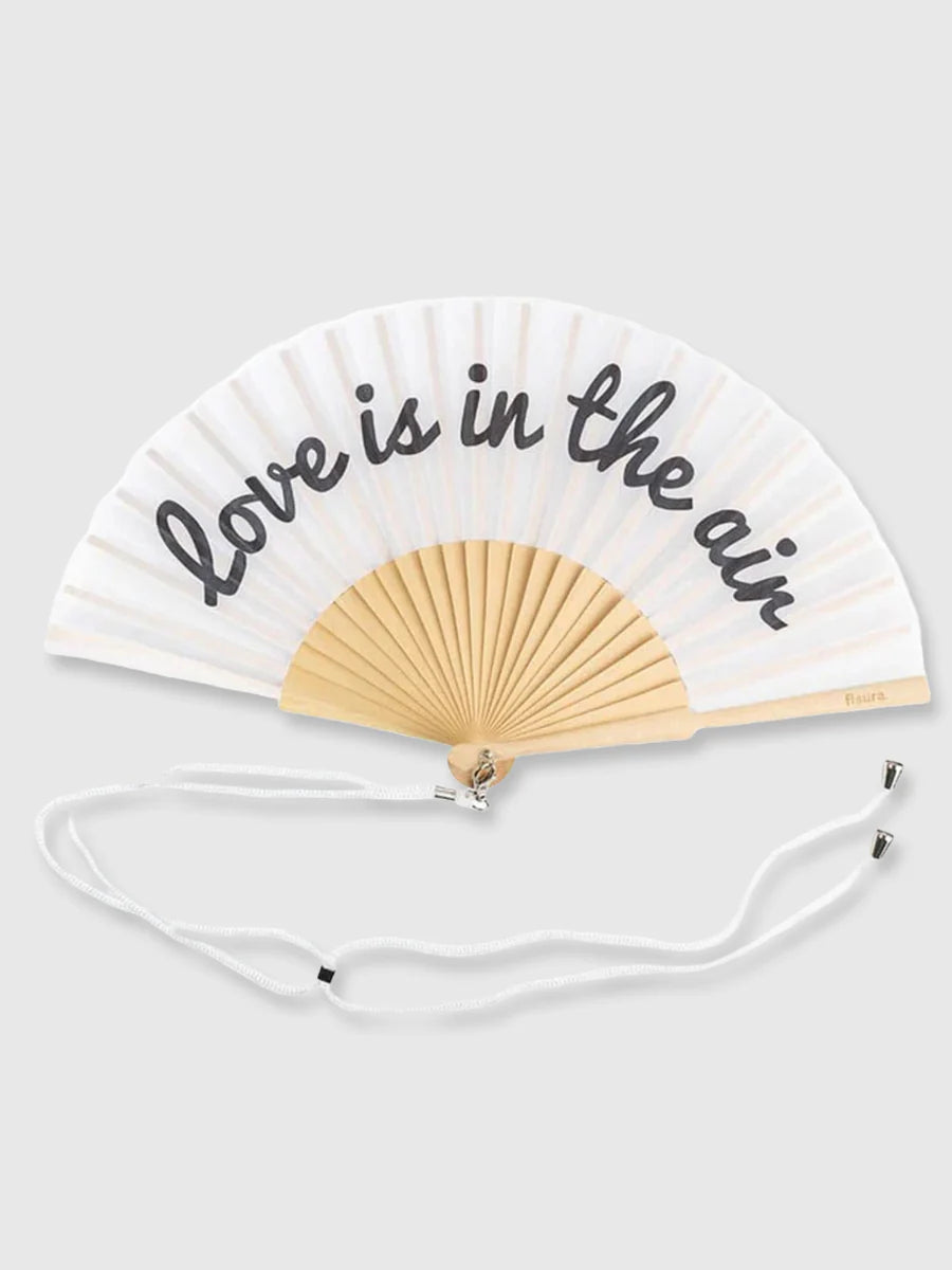 Hand Fan Love is in the air
