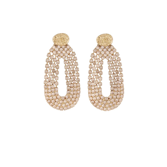 Gas Bijoux Earrings Trevise Strass