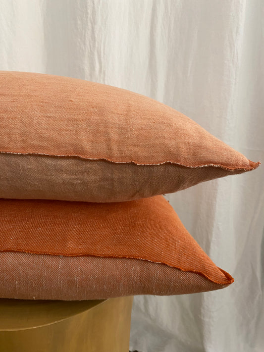 Maison de Vacances Crumpled Washed Linen Cushion Vice Versa