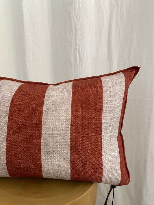 Maison de Vacances Cushion Bayadère Canvas Indoor and Outdoor