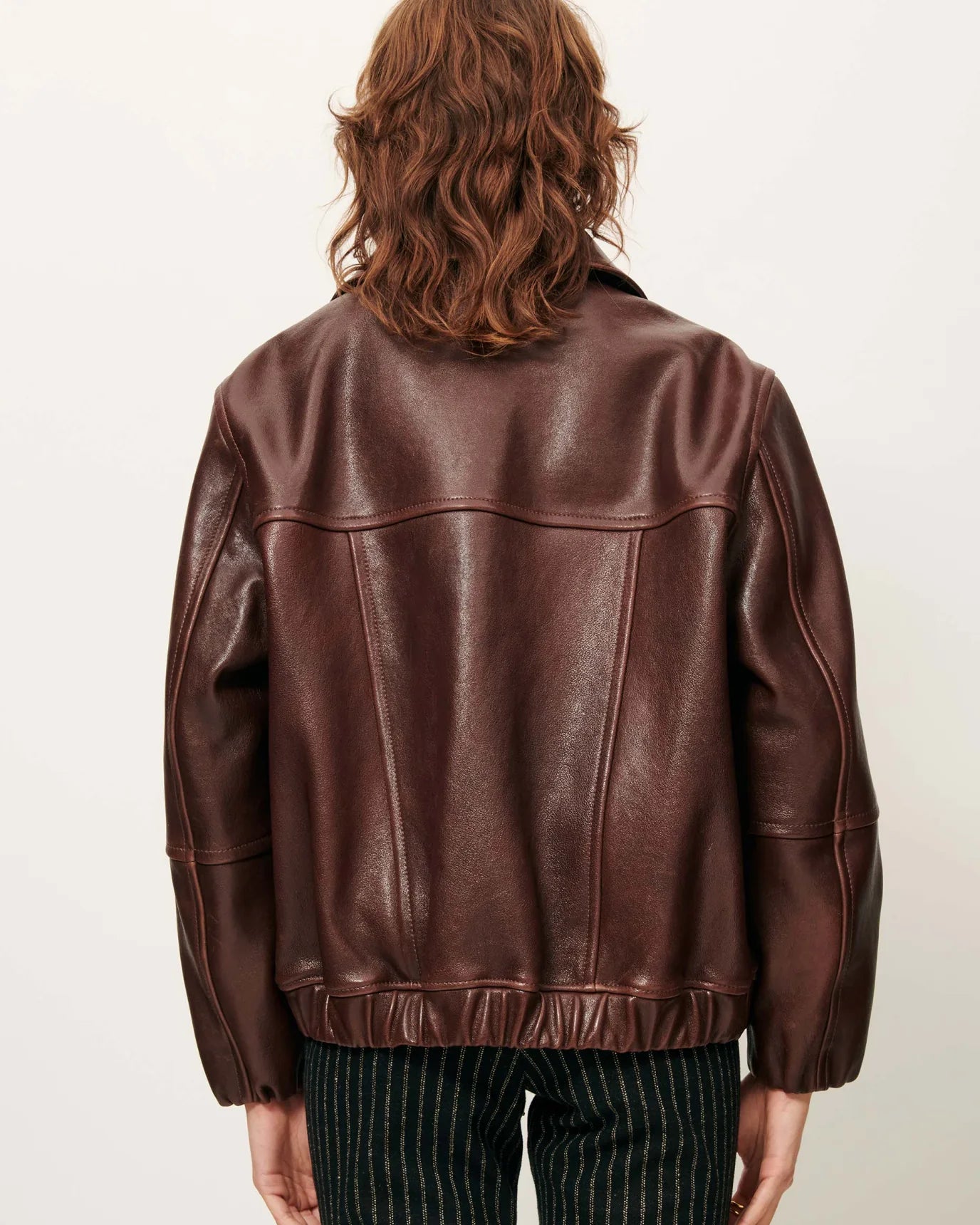 Sessun Wyatt Leather Jacket Brown