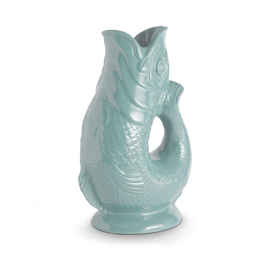 Wade Fish Jug Eau de Nil (light blue)