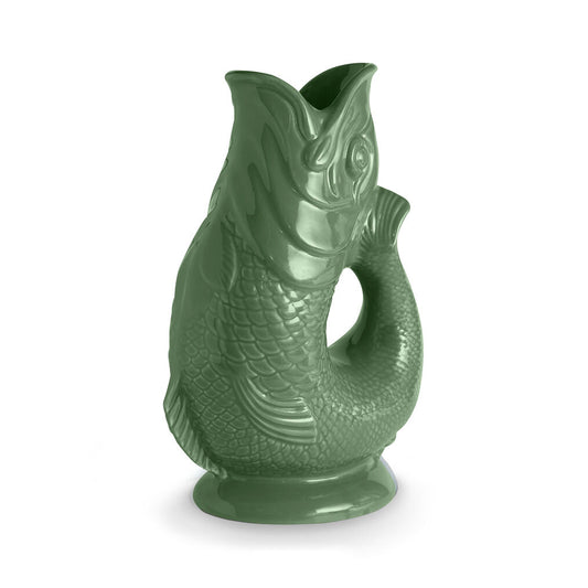 Wade Fish Jug Forest Green