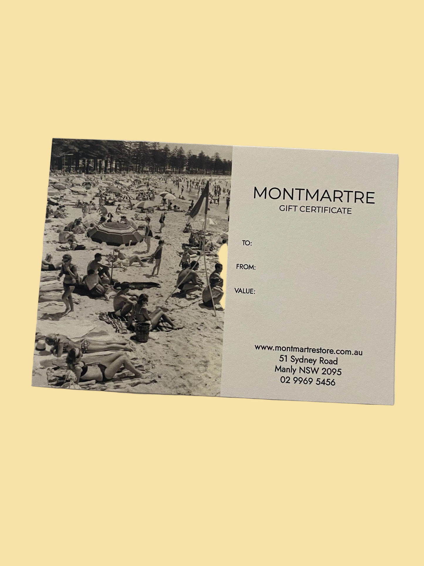 Montmartre Concept Store Gift Cards