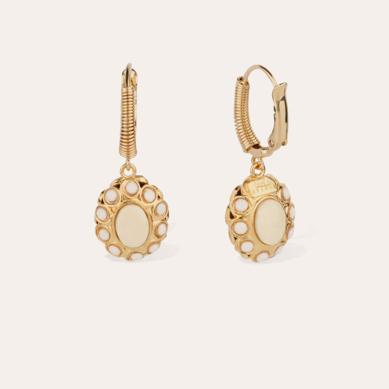 Gas Bijoux Tao Splash Earrings Vanilla