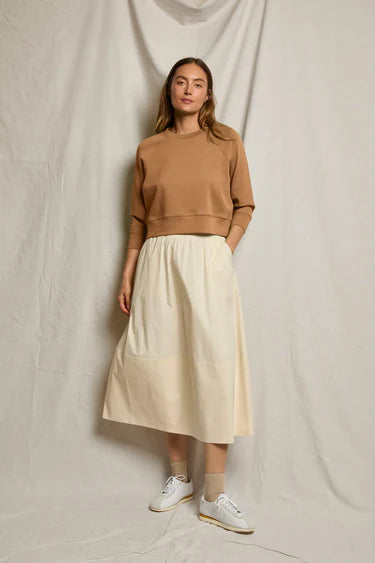 PWT Minka Poplin Skirt Sugar
