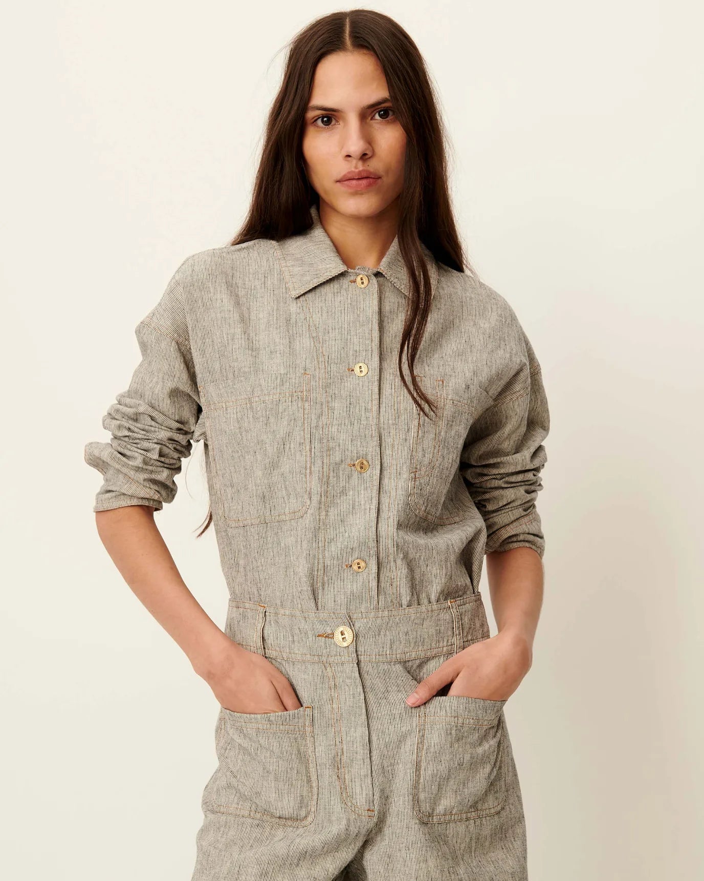 Sessun Notteri Overshirt Whilblack