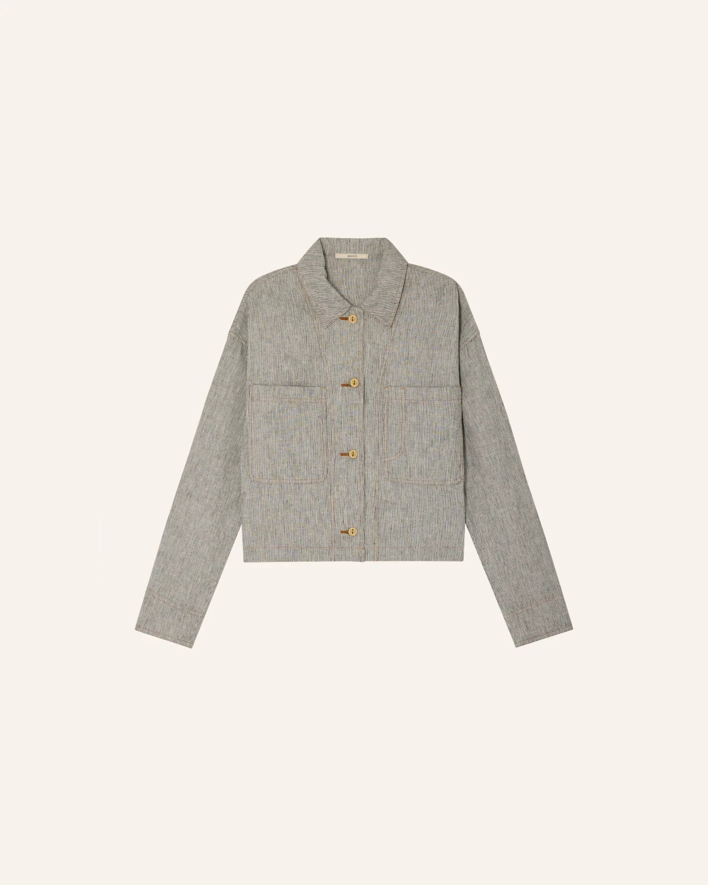 Sessun Notteri Overshirt Whilblack