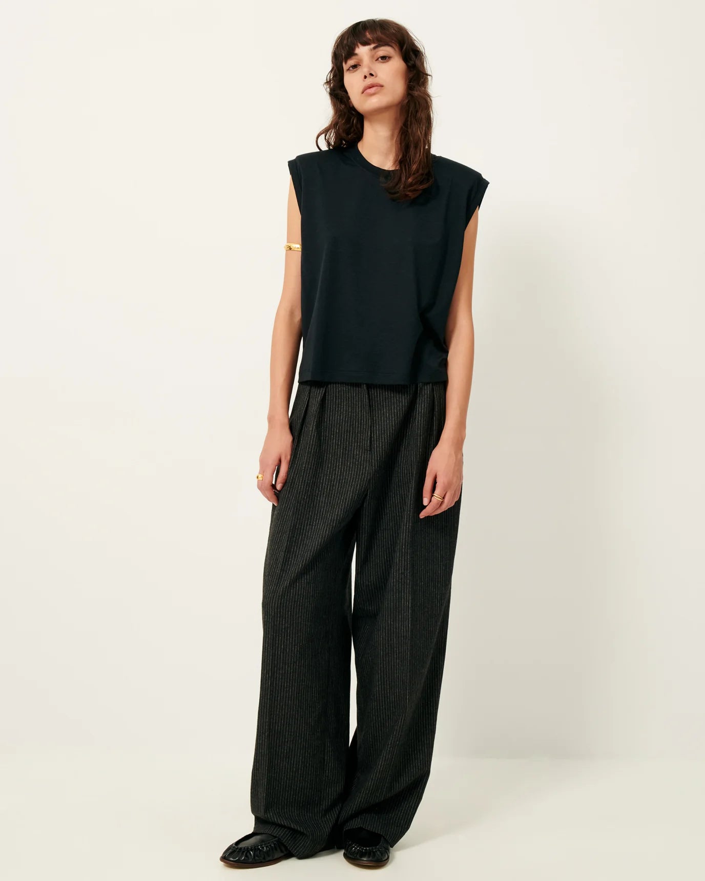 Sessun Dee Shoulder Pad Tee