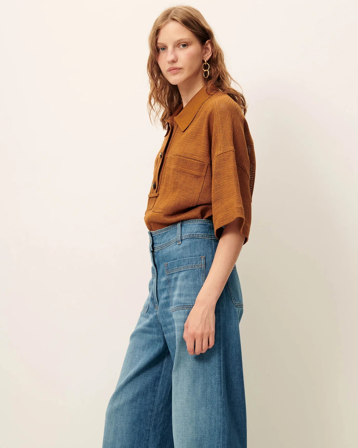 Sessun Paulo Shirt Amber Brown