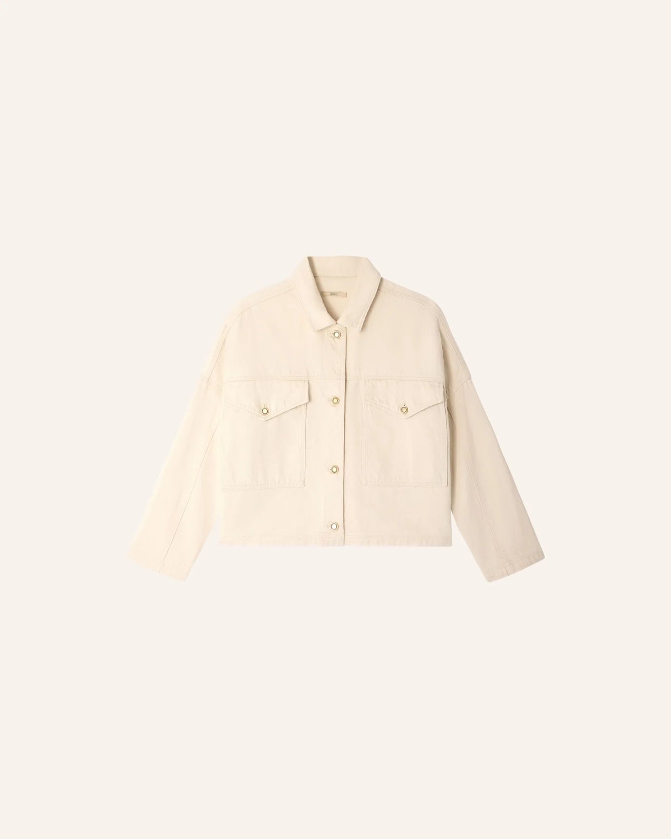 Sessun Midwest Denim Jacket Ecru