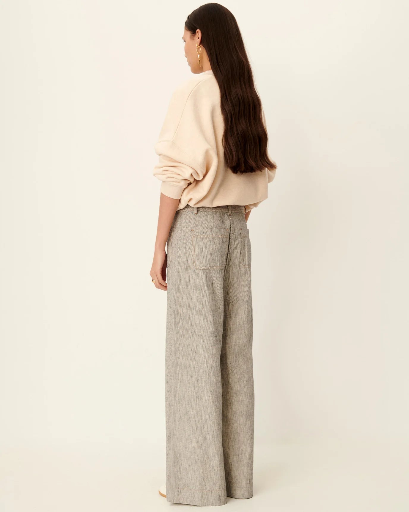 Sessun Manhatti Wide Pants Whiblack