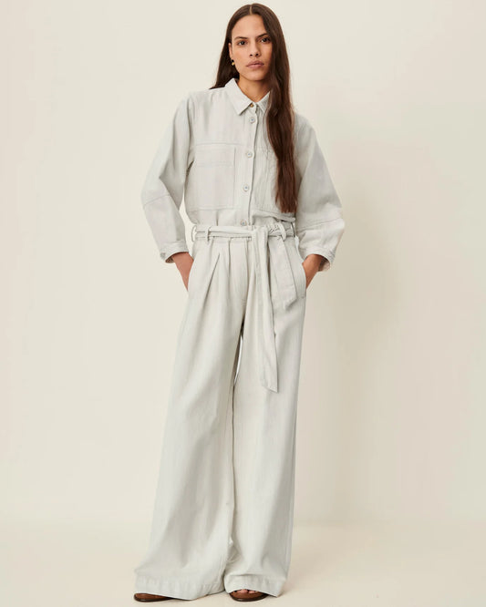 Sessun Rinim Elastic Waisted Pants Icy