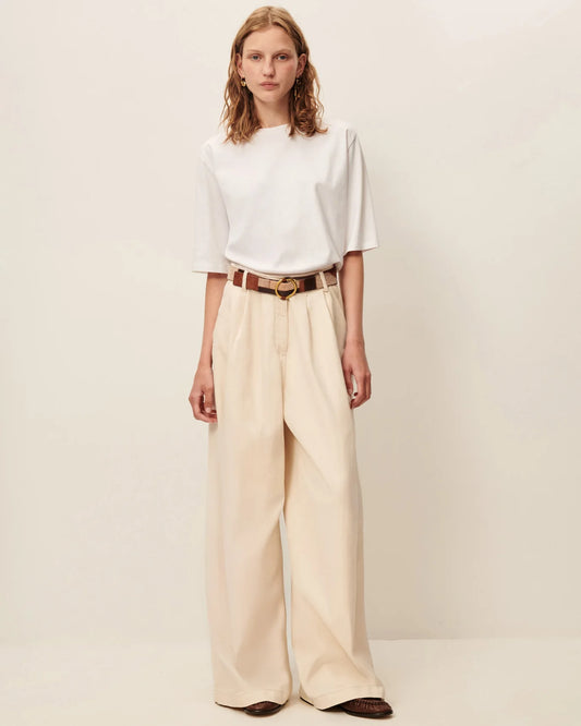 Sessun Diegui Large Pants Écru