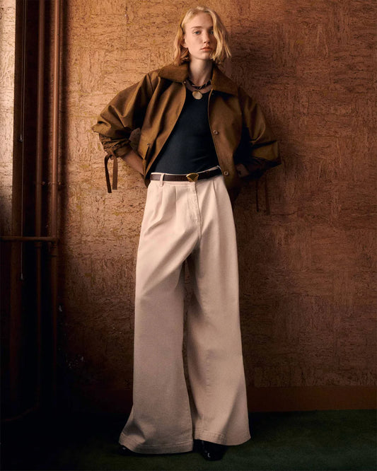Sessun Diegui Large Pants Écru