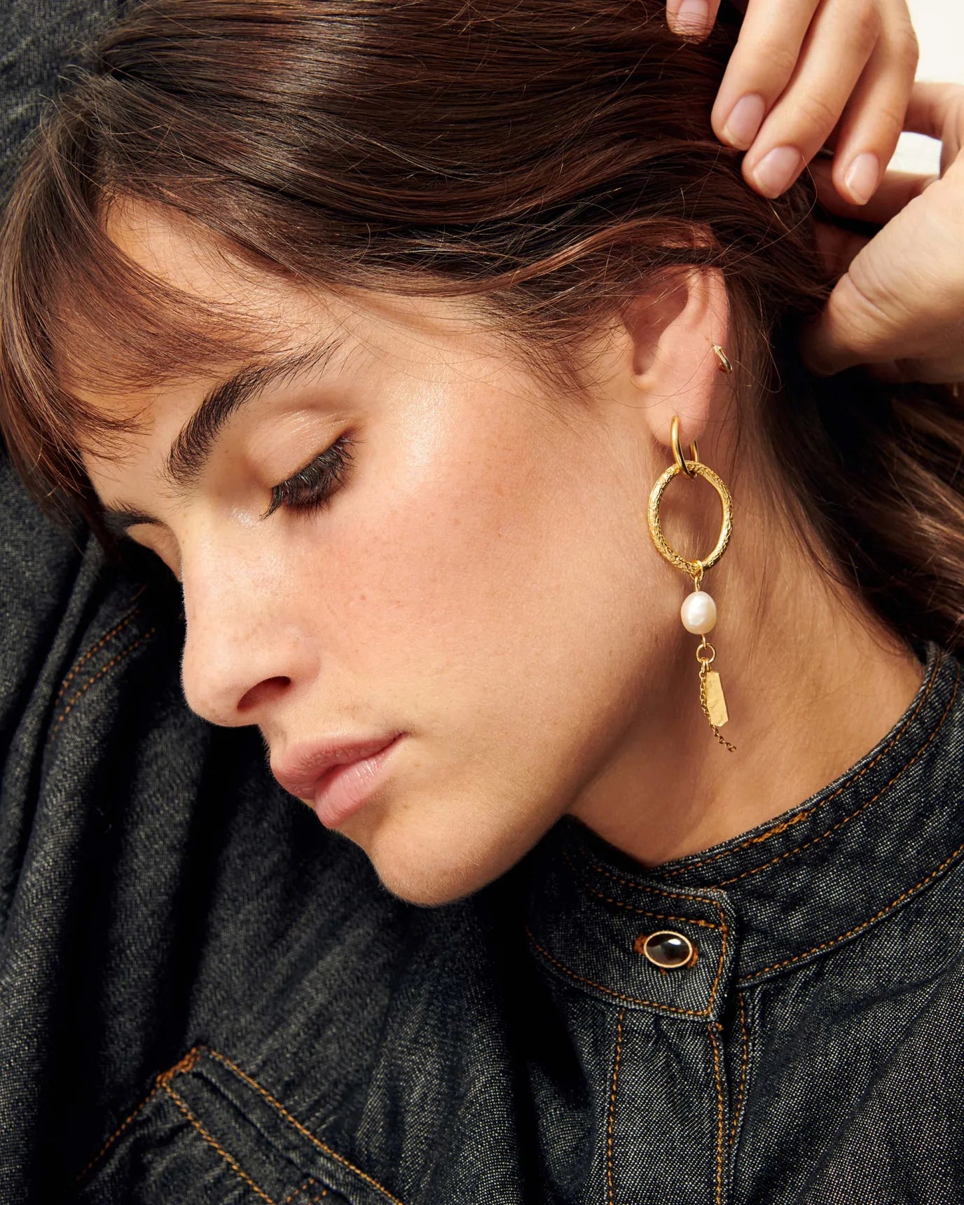 Sessun Toti Pearl Earrings
