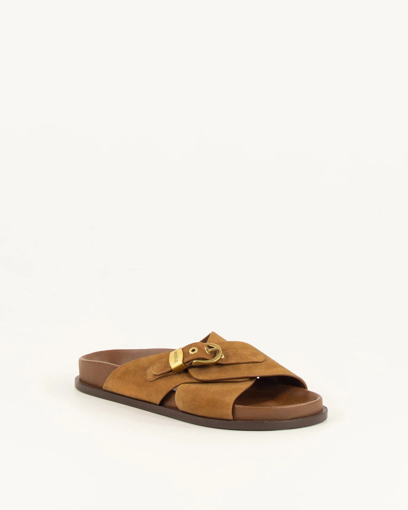 Sessun Remus Suede Sandals Tobacco