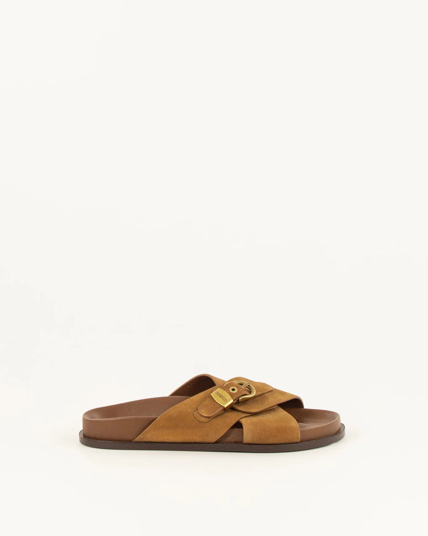 Sessun Remus Suede Sandals Tobacco