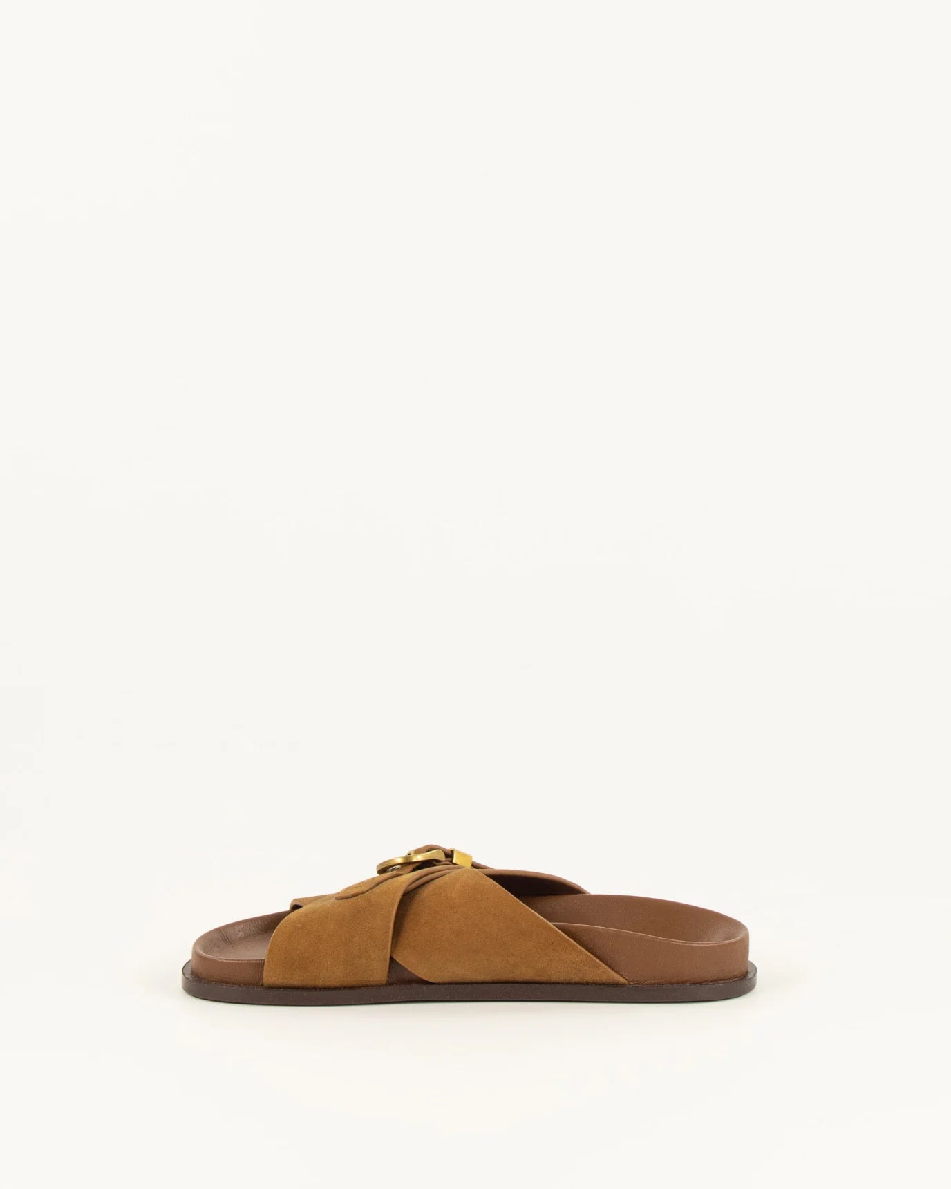 Sessun Remus Suede Sandals Tobacco