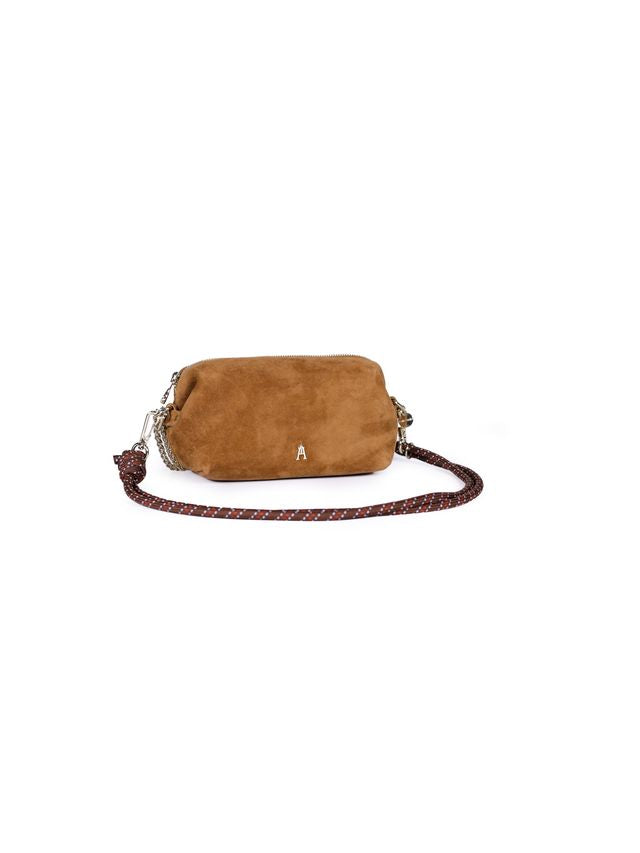 Craie Studio Nuage Handbag Suede Cognac