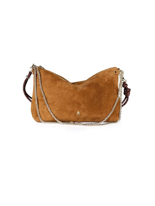 Craie Studio Mallow  Handbag Suede Cognac