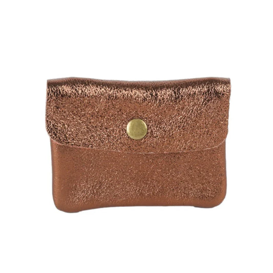 Coin Purse Metallic Bronze