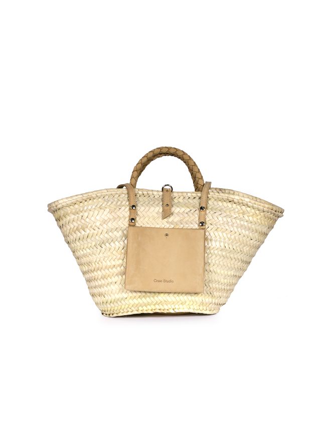 Craie Studio Panier Praia Basket Nubuck Sand