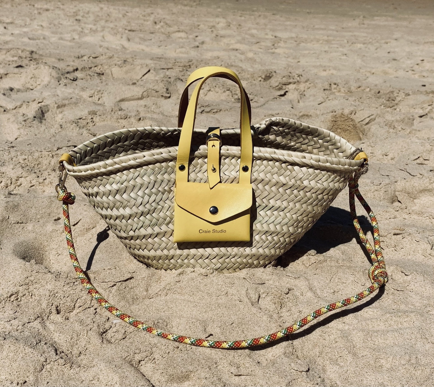 Craie Studio market bag Yellow