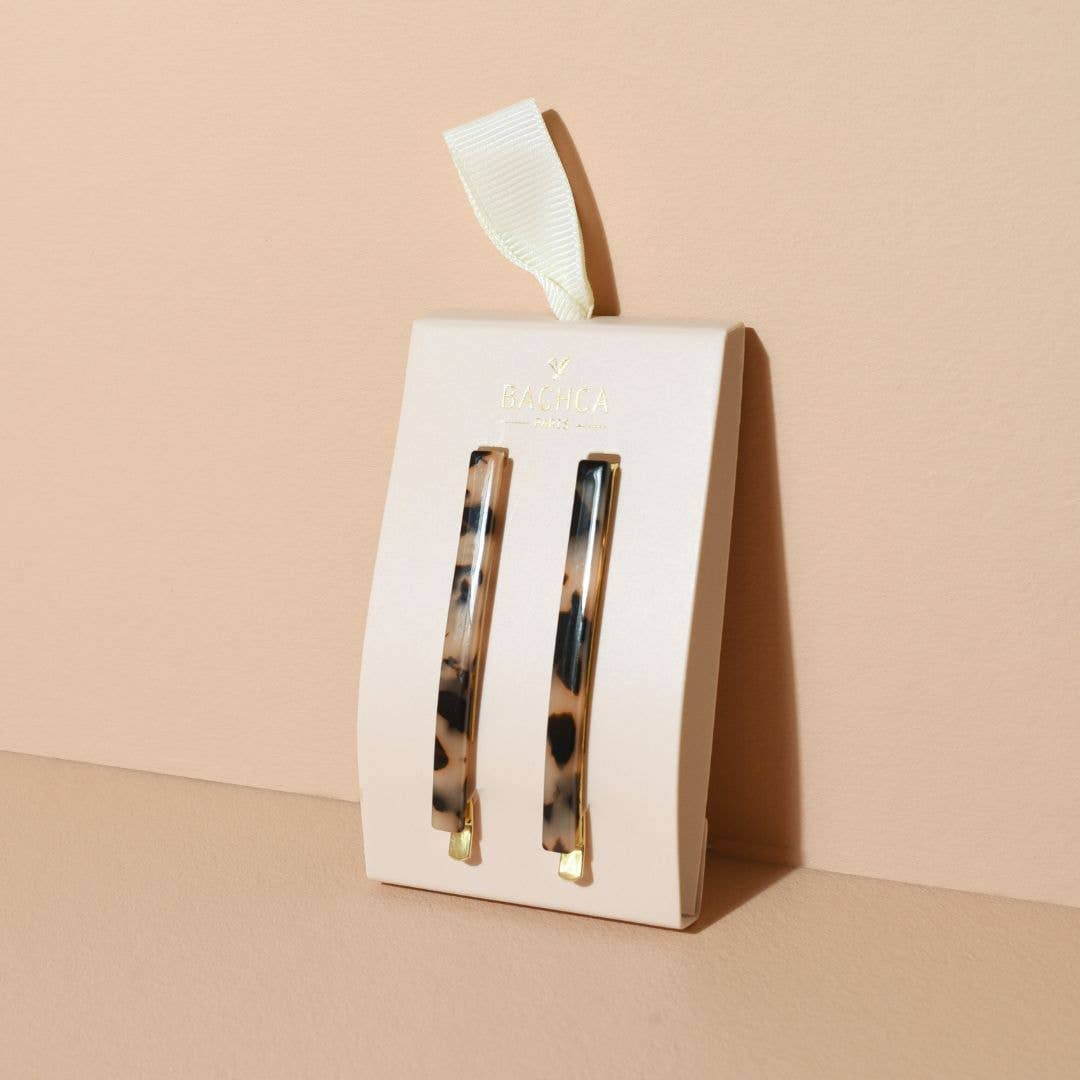 Tortoiseshell hairpin x2