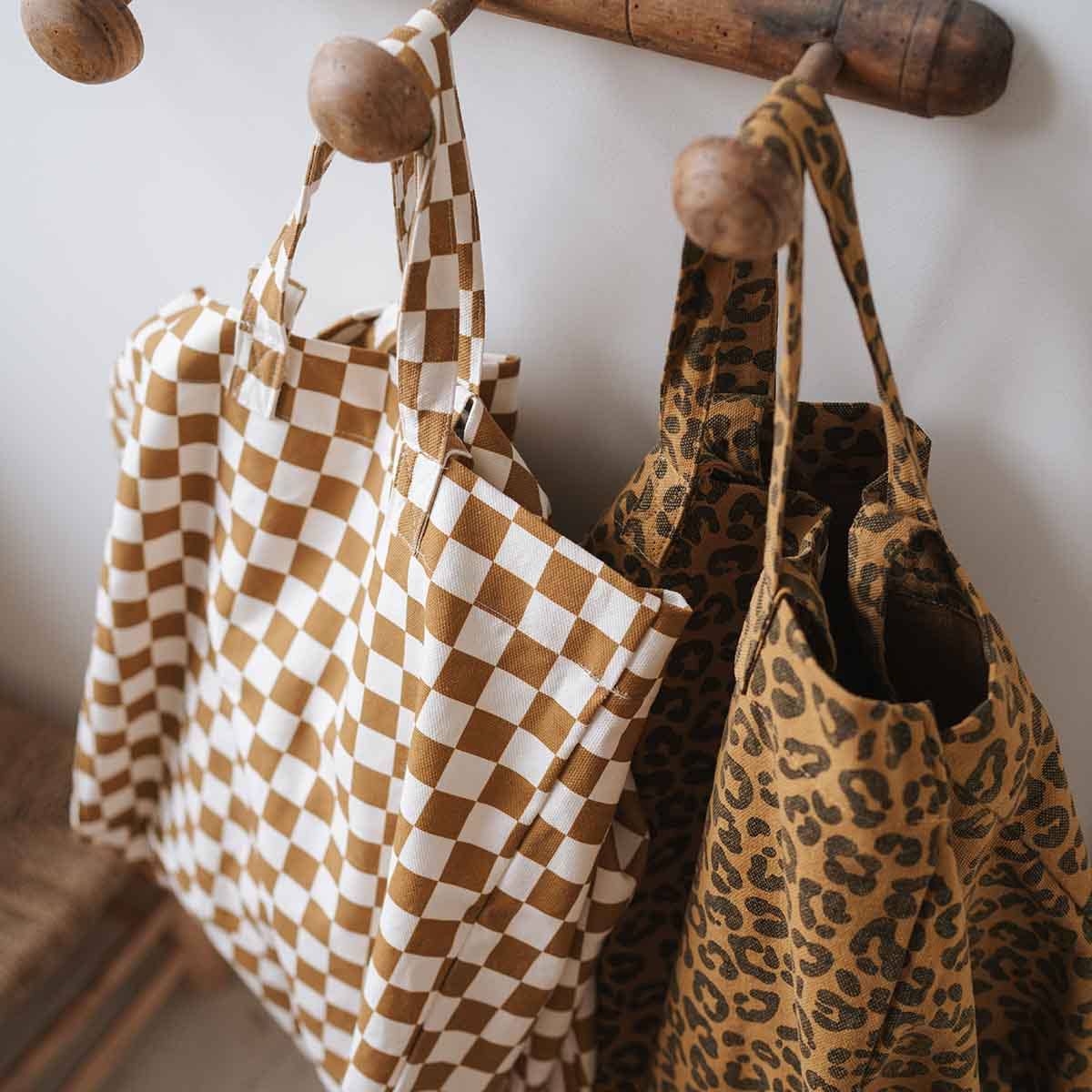 Leopard TOTE BAG CARAMEL