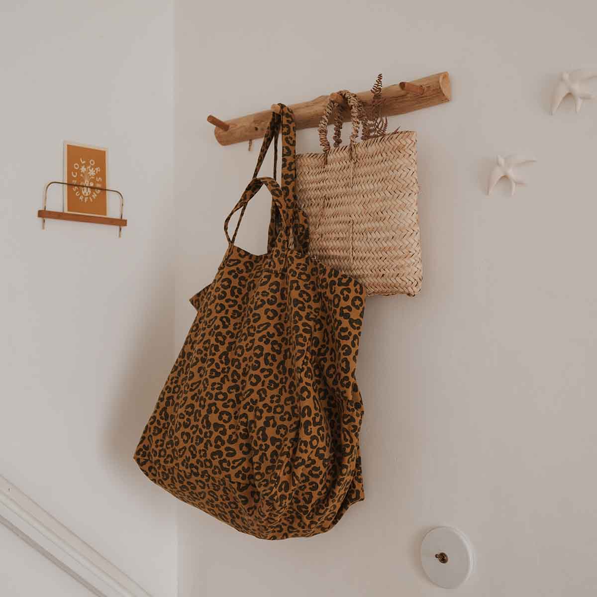 Leopard TOTE BAG CARAMEL