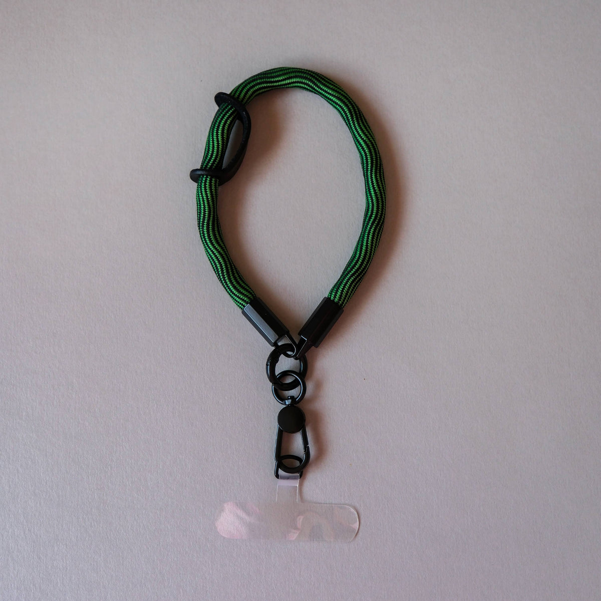 Green Swirl Wrist Phone Strap