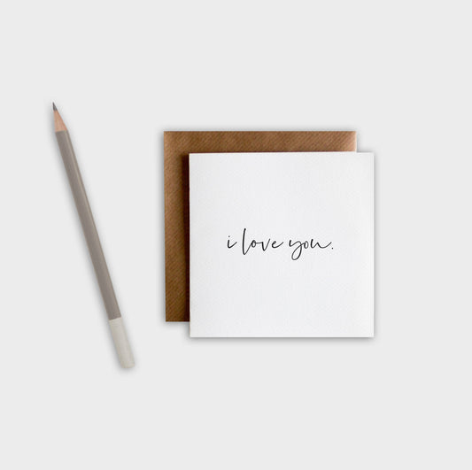 Card - i love you