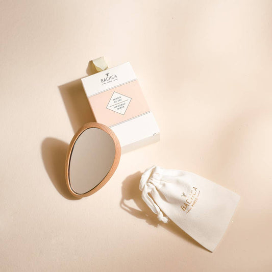 Handbag Mirror With Pouch